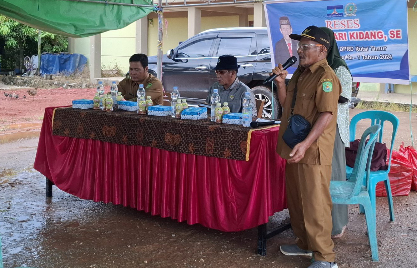H. Masdari Kidang Serap Aspirasi Warga Desa Sepaso Timur dalam Reses DPRD Kutim