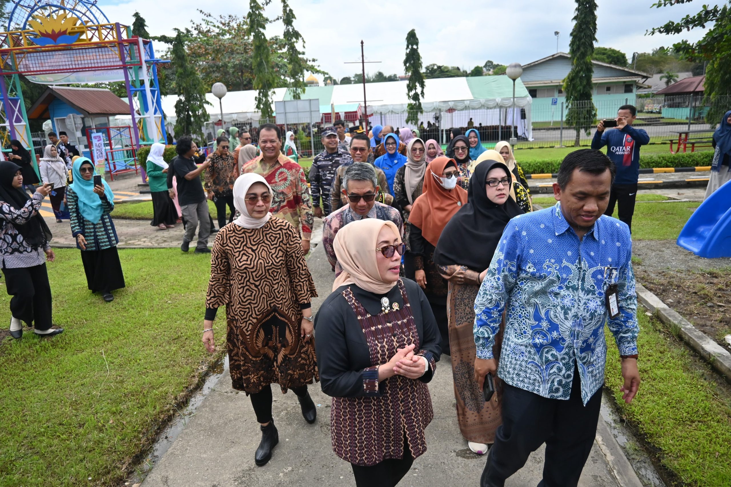 Wujudkan Lingkungan Aman untuk Anak, Kemen PPPA dan PT KPC Resmikan Taman Bermain