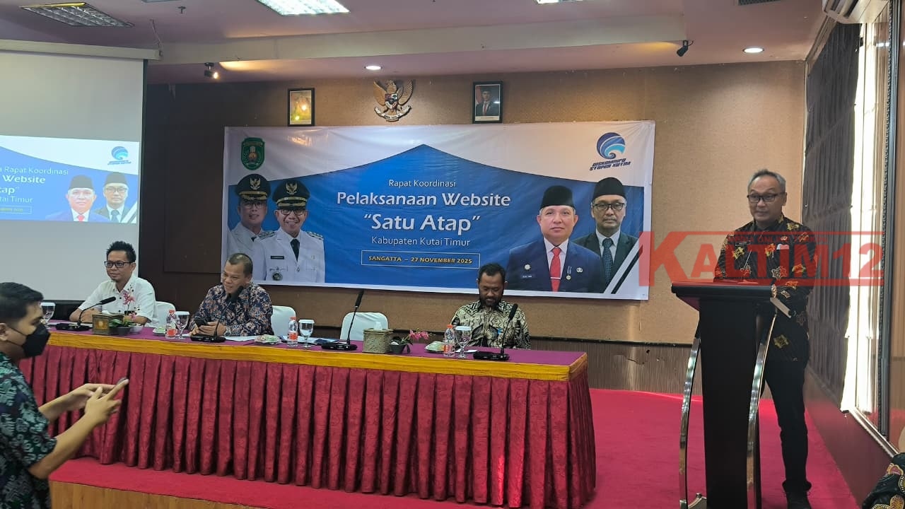 Kutim Konsolidasikan Website OPD Lewat Rakor Satu Atap