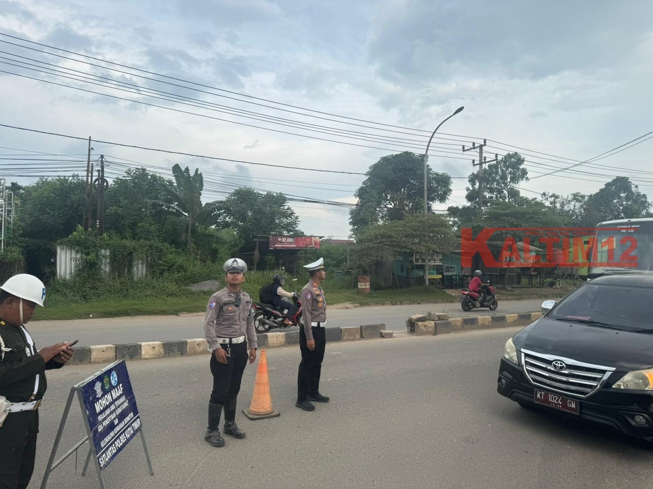 Operasi Gabungan Polres Kutim Jaring 25 Pelanggar Lalin di Jalan Poros Sangatta