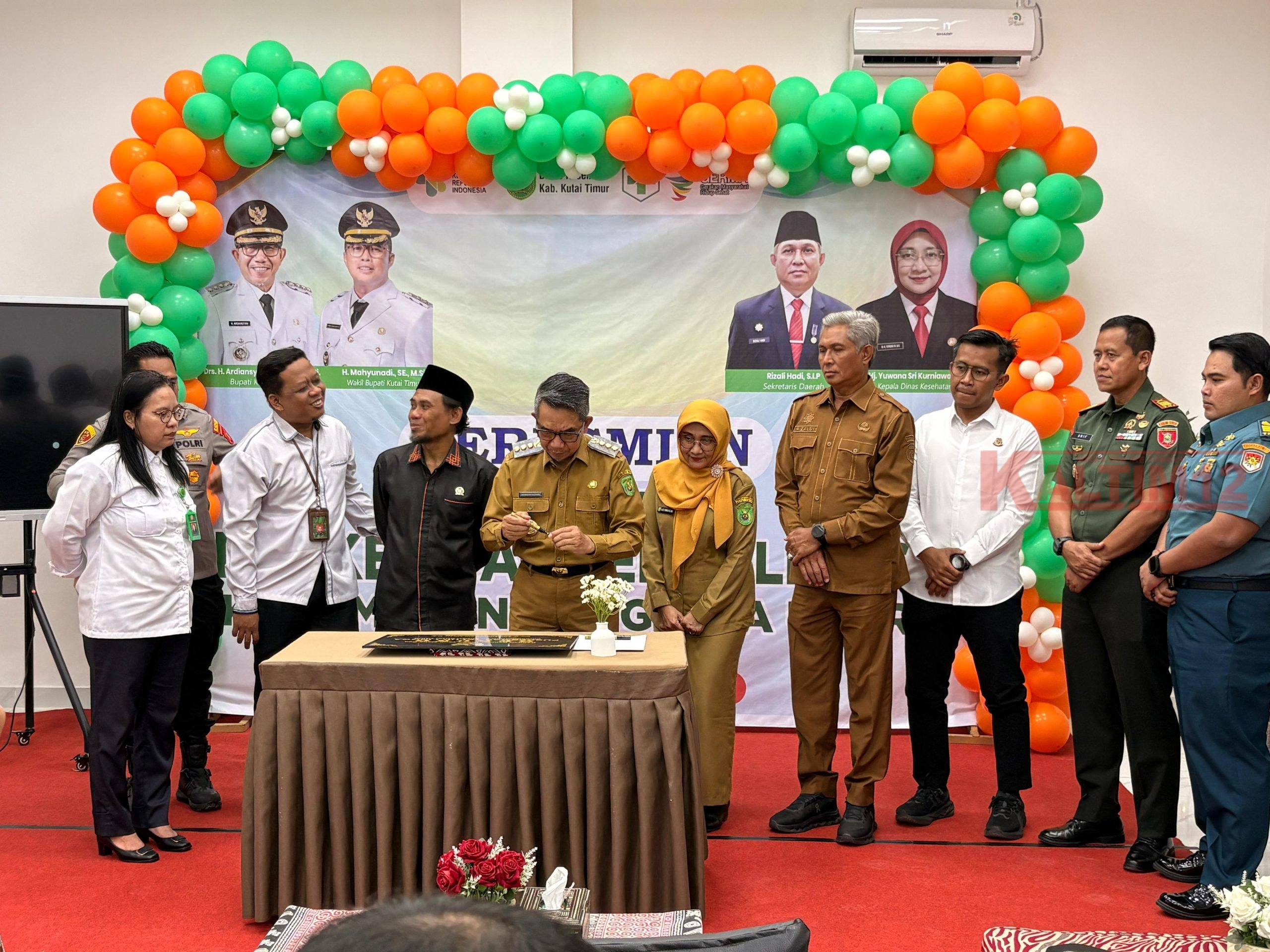 Puskesmas Teluk Lingga Diresmikan, Bupati Tegaskan Komitmen Layanan Kesehatan Prima di Kutim