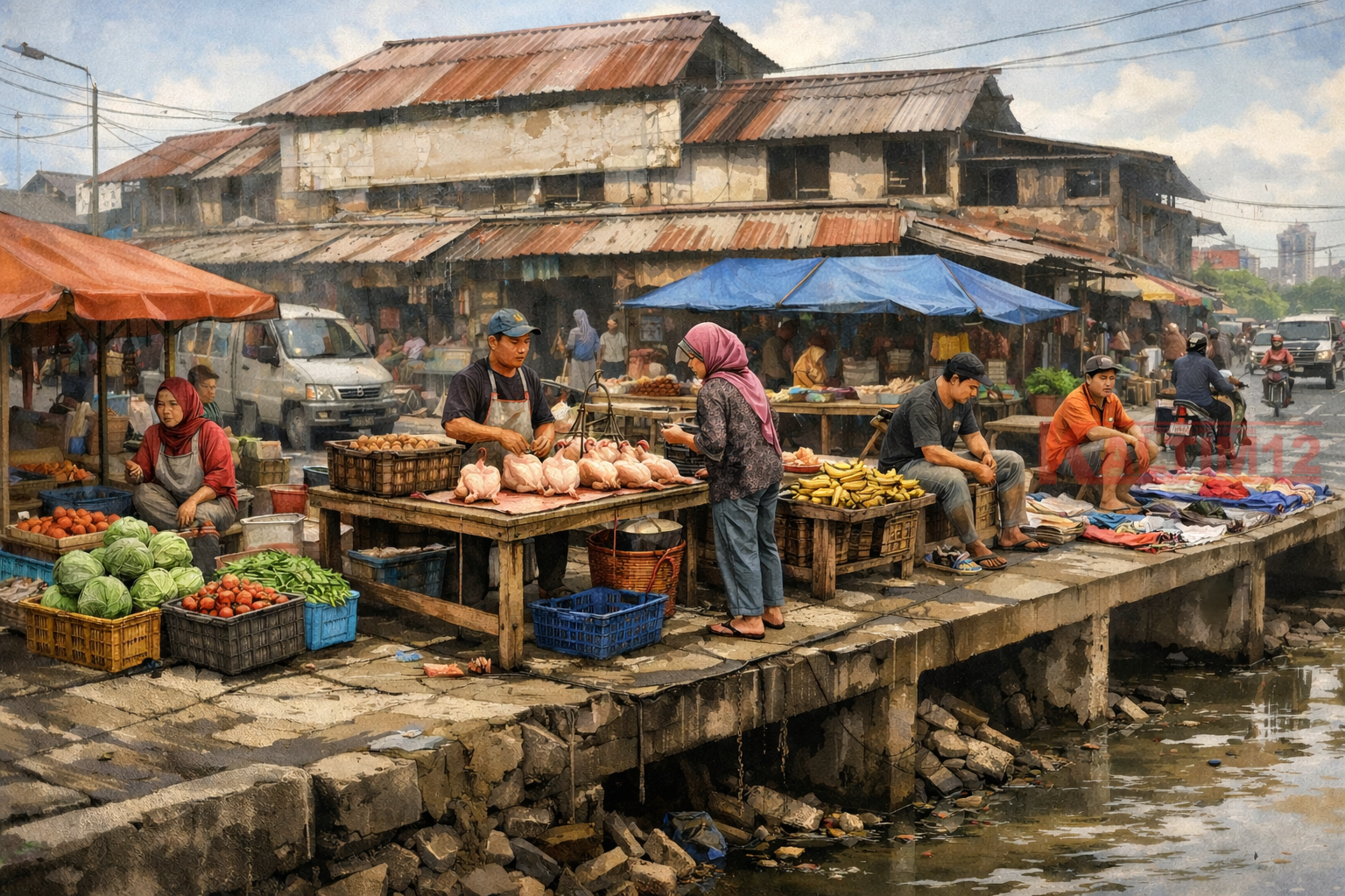 Tak Cukup Anggaran, Pedagang Trotoar di Kutim Tak Bisa Direlokasi