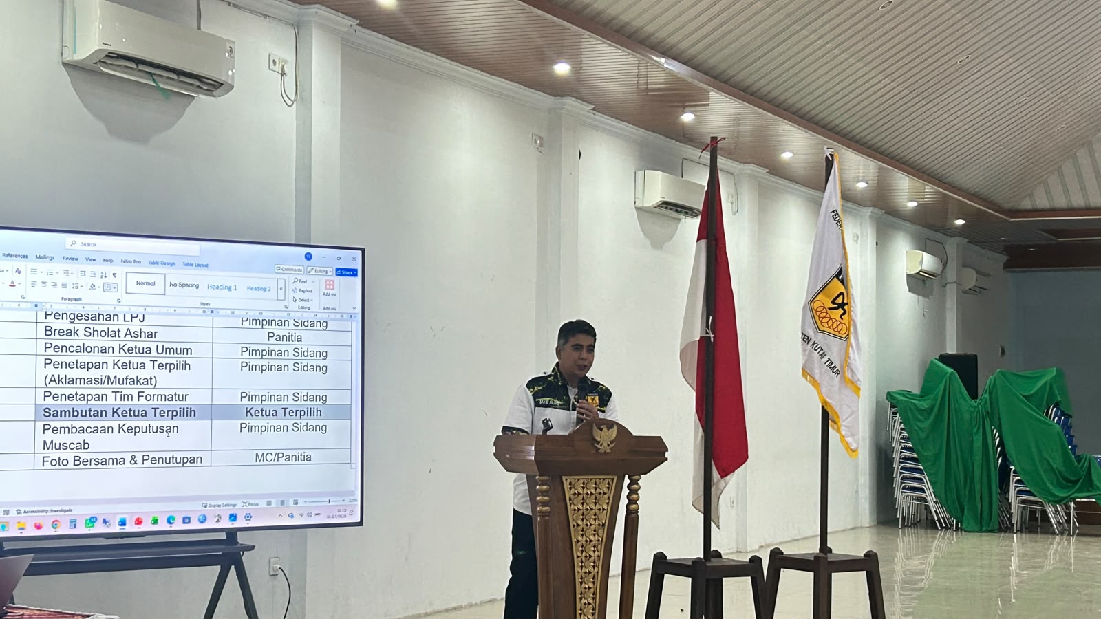 Sayyid Anjas Kembali Pimpin FORKI Kutai Timur 2026–2030