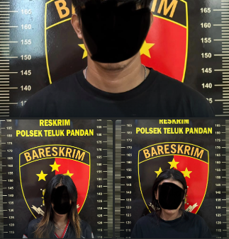 Polsek Teluk Pandan Bongkar Dugaan Transaksi Sabu, Tiga Orang Diamankan