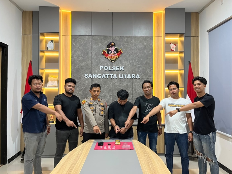 Polsek Sangatta Utara Bongkar Dugaan Peredaran Sabu di Jalan Kartini, 11 Poket Diamankan