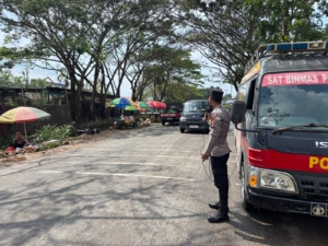 Satbinmas Polres Kutim Sisir Ruang Publik, Warga Diingatkan Waspadai Premanisme, Narkoba hingga Karhutla