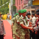 Danbrigif TP 32/Mangkalihat Sambangi Polres Kutim, Perkuat Sinergi TNI–Polri